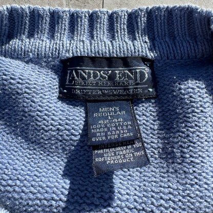 90s Lands' End Made in USA Drifter Knitted Sweater