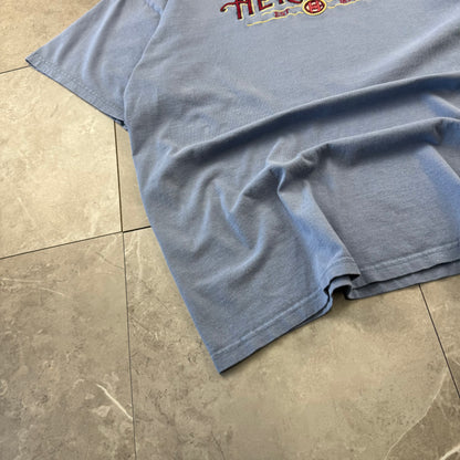 90s-00s Gildan Hershey's Blue Embroidered Logo T-Shirt