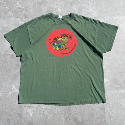 90s Gildan Bug Stomper Faded Graphic T-Shirt