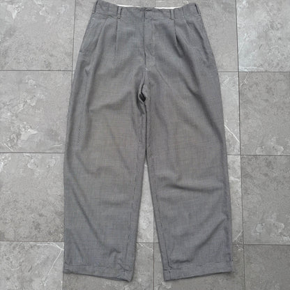 80s-90s Polo by Ralph Lauren Made in USA Houndstooth Pleated Slacks