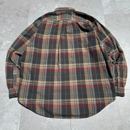 90s Lands' End Checkered Flannel Shirt KiiChain Clothing