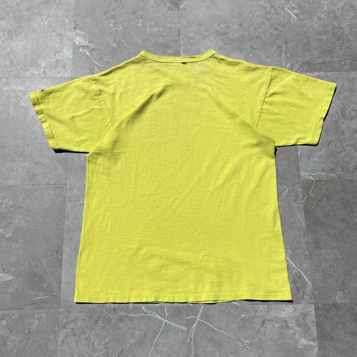 80s Champion Made in USA Neon Yellow T-Shirt