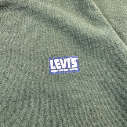 90s-00s Levi’s Green Heavyweight Made in USA Ringer T-Shirt