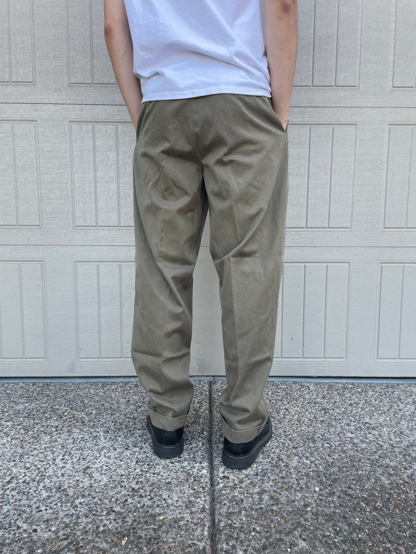 90s Nautica Spinnaker Brown Chino Pants 33x32