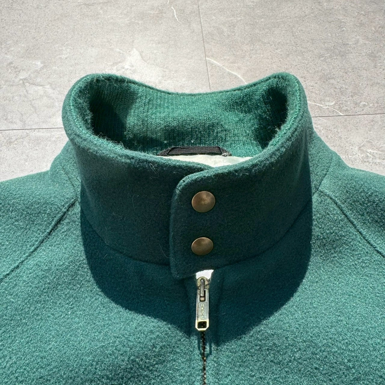 90s Pendleton Made in USA Green Harrington Jacket