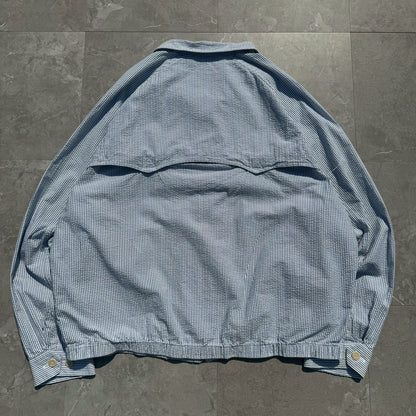 00s Ralph Lauren Rare Seersucker Light Weight Harrington Jacket