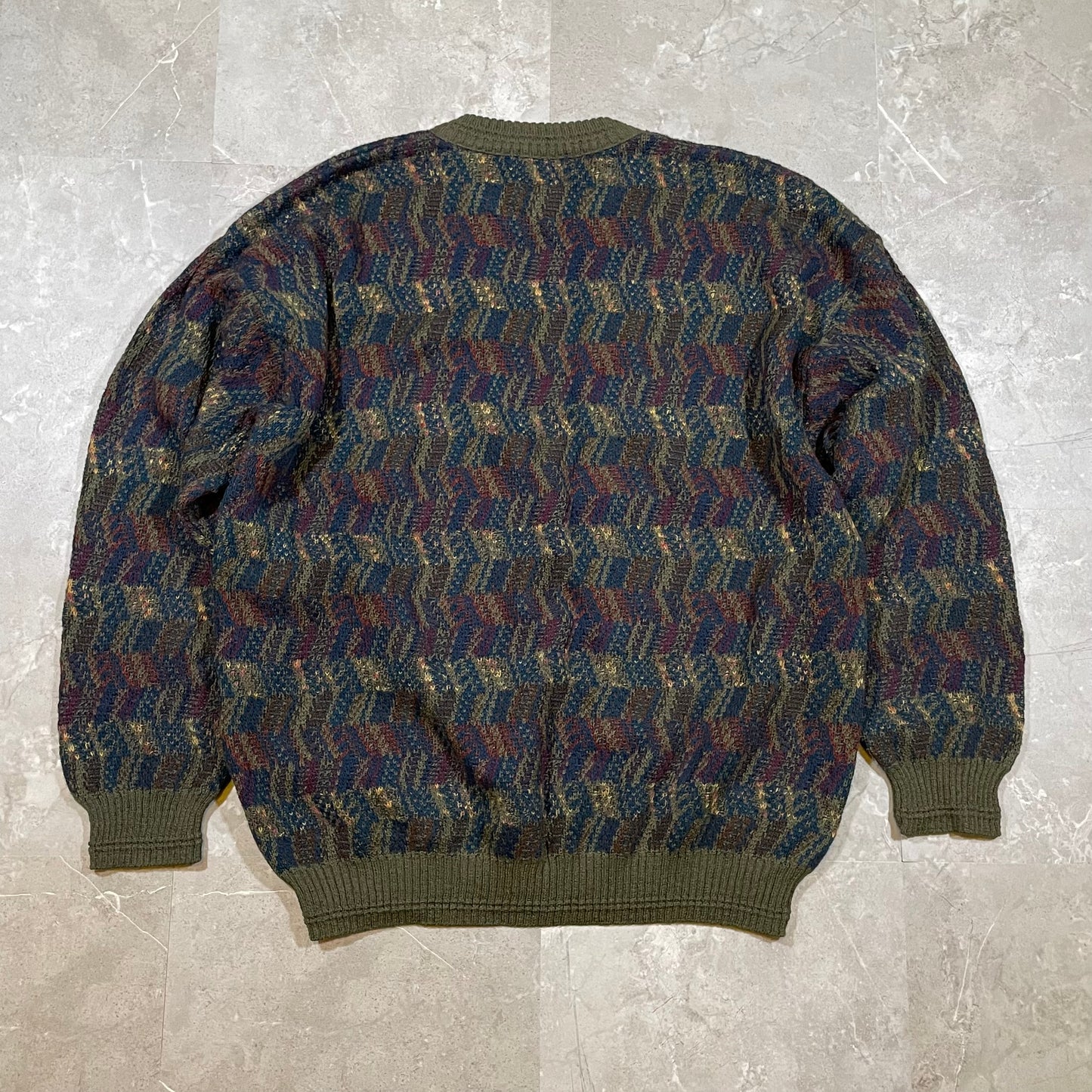 90s Preswick & Moore Wool-Blend Design Knit