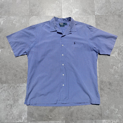 90s Ralph Lauren Caldwell Blue Checkered Shirt