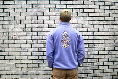 90s Authentic Pigment Painters Half-Zip Sweater