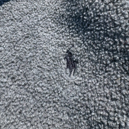 90s Ralph Lauren Gray Fleece Swing Top Jacket