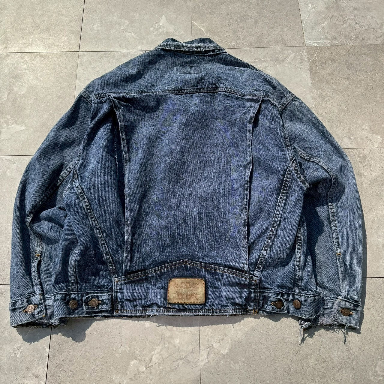 80s-90s Levi's 75066 Made in USA Dyed Denim Jacket