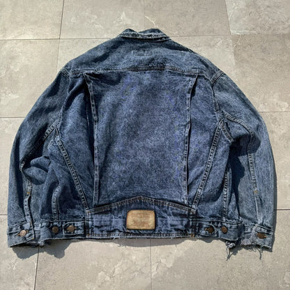 80s-90s Levi's 75066 Made in USA Dyed Denim Jacket