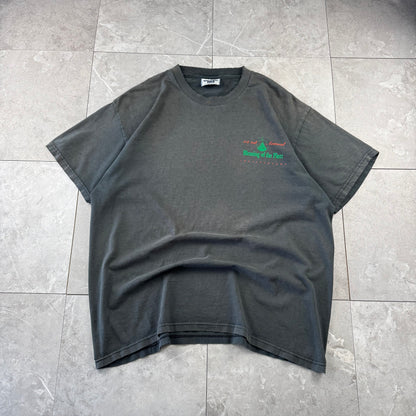 90s Lee Provincetown Portuguese Festival 1999 Faded Gray Made in USA Graphic T-Shirt