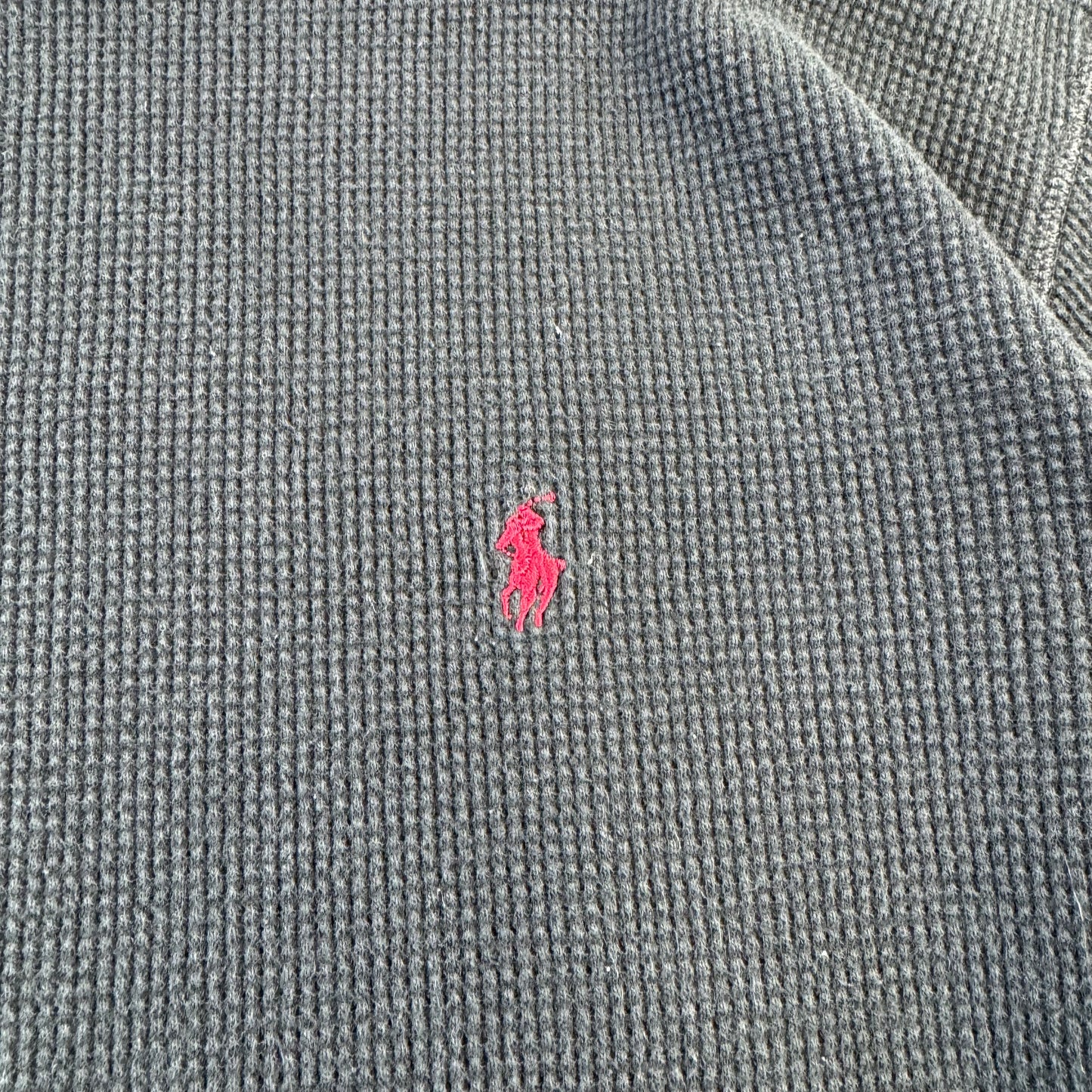 00s Polo Ralph Lauren Black Long Sleeve Thermal