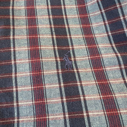 00s Ralph Lauren “Blaire” Striped-Checkered Button Down Shirt