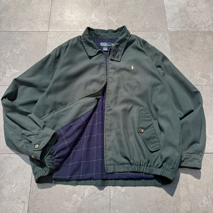 90s-00s Ralph Lauren Forest Green Swing Top Jacket