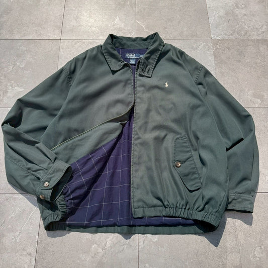 90s-00s Ralph Lauren Forest Green Swing Top Jacket