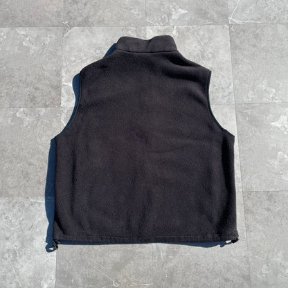 90s-00s Woolrich Polar-Tec Made in USA Black Fleece Vest