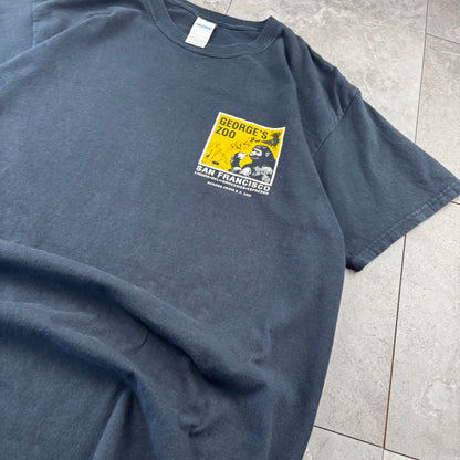 00s Gildan George’s Zoo San Francisco Black Graphic T-Shirt