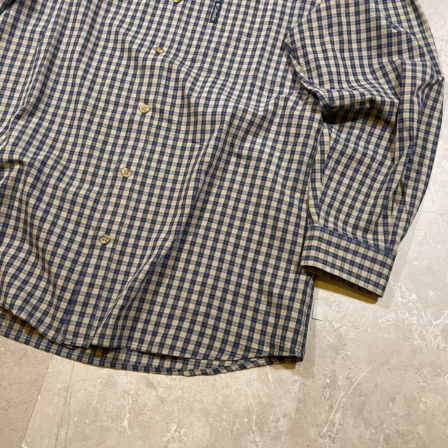 00s Columbia Checkered Button Down Shirt