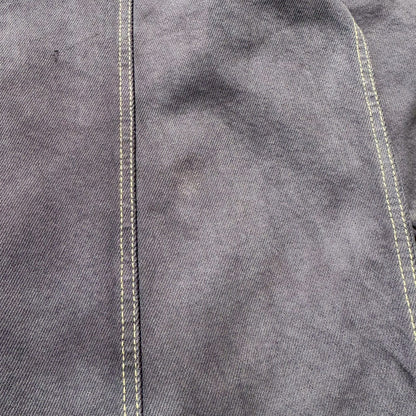 90s GUESS Made in USA Black/Dark Gray Denim Jacket